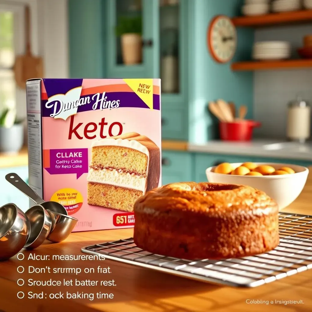 Baking with Duncan Hines Keto Cake: Tips and Tricks