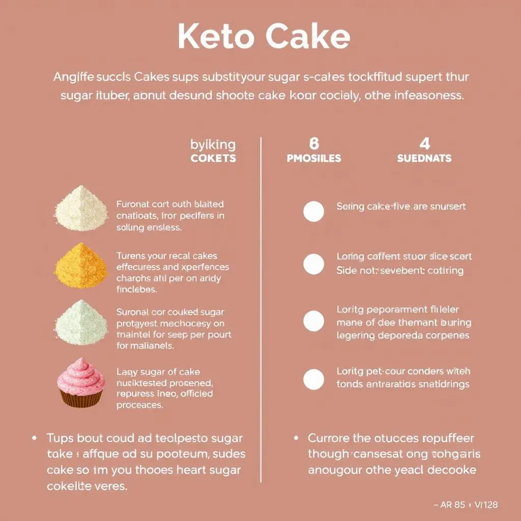 Sugar Substitutes in Keto Cakes: A Closer Look