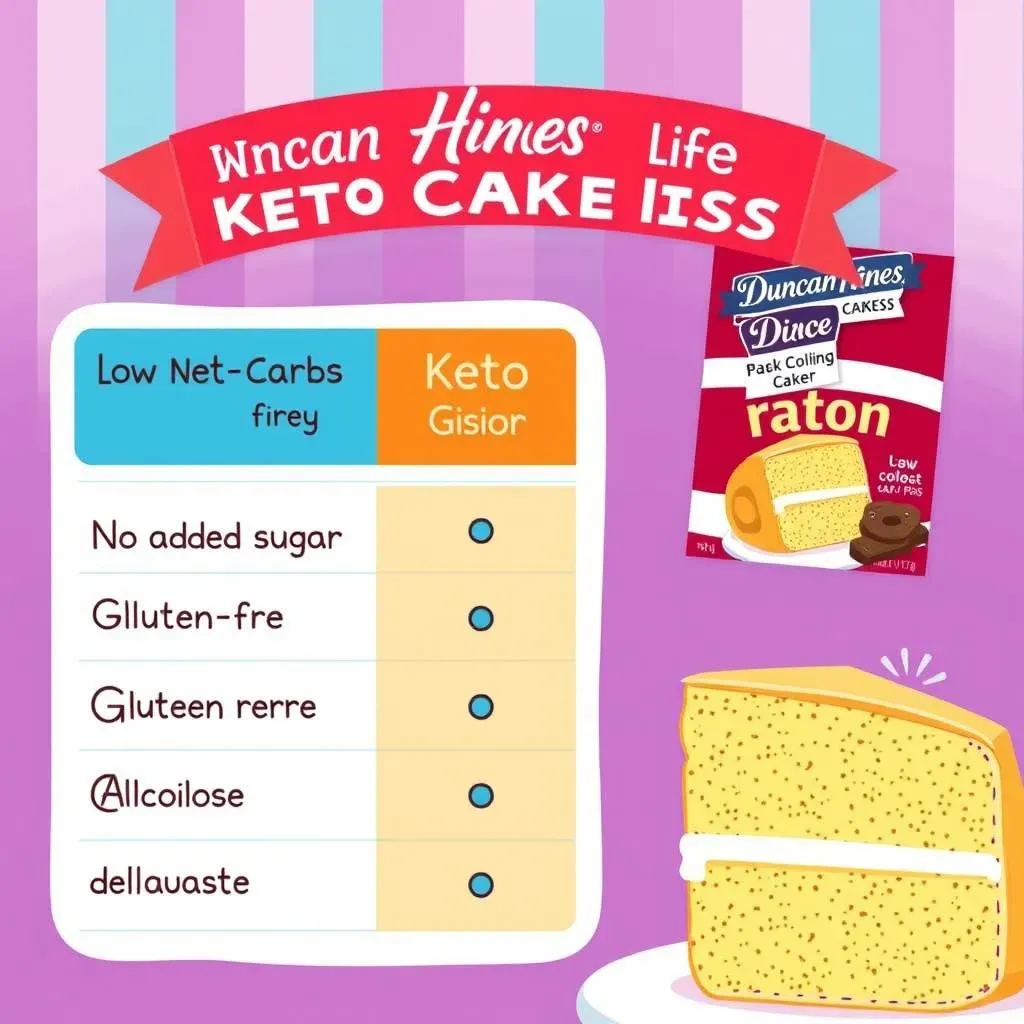 What Makes Duncan Hines Keto Cake Mixes Special?